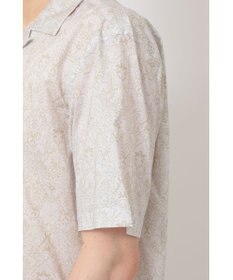 DAKS リバティプリント オープンカラーシャツ