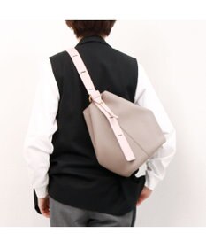 UNBILLION カシュカシュ cachecache / シボフェイクレザーソフトホーボーバッグ