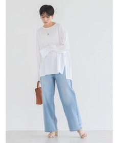 AMERICAN HOLIC 接触冷感キャンディースリーブサイドスリットブラウス