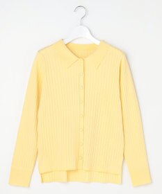 ANY SIS ポロカラーリブ ニット