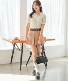 WEGO 別注USPOLO　ケーブルニットポロ