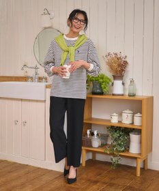 WEGO 【WEB限定/2025年秋冬新作/裾カットOK！自分サイズに調整可能/ウエストゴム/しわになりにくい/】カットプリーツパンツ