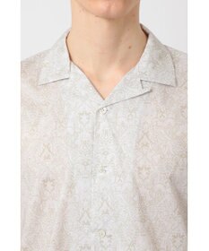 DAKS リバティプリント オープンカラーシャツ