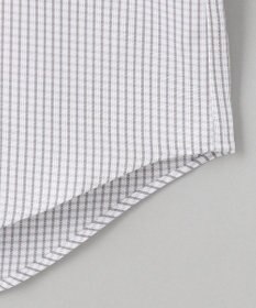 GOTAIRIKU 春夏向け【形態安定】SUMMERPREMIUMPLEATS_ボタンダウン 長袖ドレスシャツ（グレーチェック）