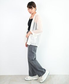 woadblue 新色追加＜坪田あさみさんコラボ＞SALUU　サルー /デニムパンツ グレー