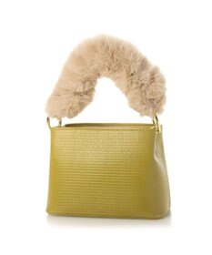 UNBILLION cachecache スパイラルエコファーハンドルスクエアミニショルダー