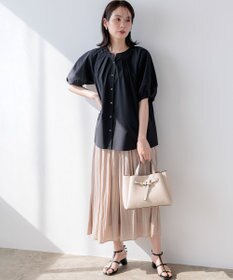 組曲 S ギャザーライトデシン パンツ