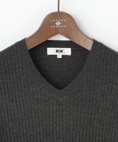 JOSEPH ABBOUD 【チクチクしない/ 3シーズン対応/サスティナブル】SNOWY Vネックセーター