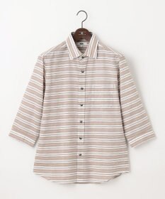 JOSEPH ABBOUD 【清涼感】エアリノマリンボーダーシャツ