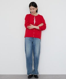 AMERICAN HOLIC バイパチクルーネックニットカーディガン