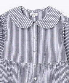 ANY KIDS ストライプ シャツ ワンピース