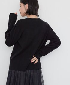 AMERICAN HOLIC バイパチクルーネックニットカーディガン