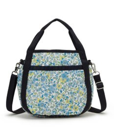 LeSportsac SMALL JENNI/タペストリーフラワーブルー