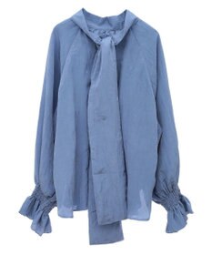 Green Parks ボウタイリボンブラウス