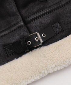 WEGO 【25年秋冬新作】フェイクムートンボアジャケット