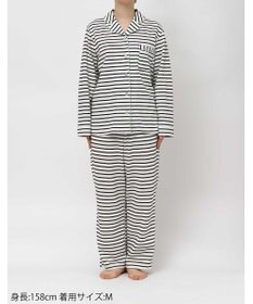 une nana cool 【綿混】ポンチボーダーパジャマ