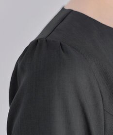 Tiaclasse L 【洗える】ウール調Aラインワンピース