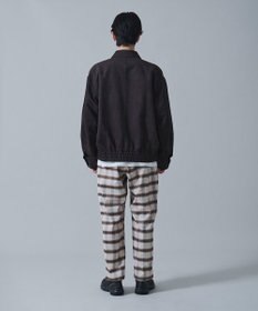 WEGO チェックテーパードスラックス