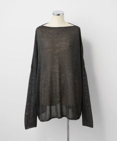 TOQUE 〈大草直子さんアドバイザー〉アルパカシルクニット 長袖 オーバーサイズ