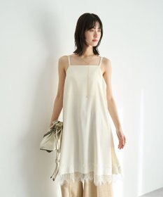 YECCA VECCA レースサテンキャミチュニック