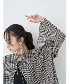 earth music&ecology ワッシャードロスト羽織りシャツ