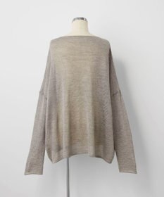 TOQUE 〈大草直子さんアドバイザー〉アルパカシルクニット 長袖 オーバーサイズ