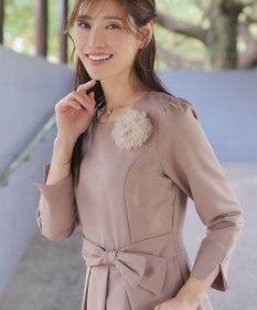 Tiaclasse チュールフラワーコサージュ