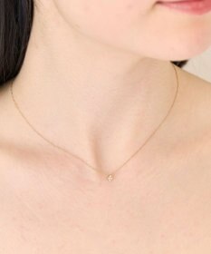 Phoebe 〈金属アレルギー対応〉ミニパールクラスターネックレス　小粒パール