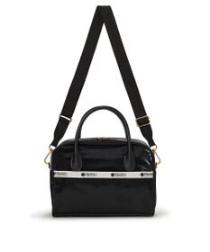 LeSportsac SQUARE TH CROSSBODY/アップタウンブラックシャイン/ブラック2
