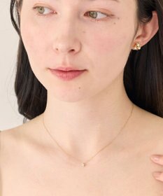 Phoebe 〈金属アレルギー対応〉ミニパールクラスターネックレス　小粒パール