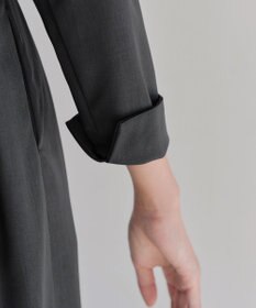 Tiaclasse 【洗える】ウール調Aラインワンピース