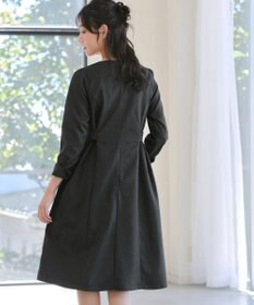 Tiaclasse L 【洗える】ウール調Aラインワンピース