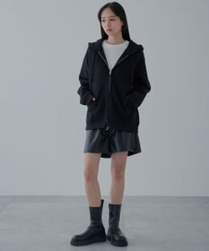 WEGO 【ユニセックス着用ITEM/SMLサイズ展開】リラックスフィットダブルZIPパーカー