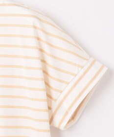 自由区 L 【UV加工・洗える】ハイカウントボーダー カットソー