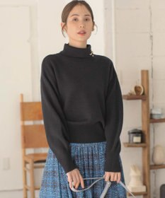 組曲 【2WAY・WEB限定】ウールカシミヤミックス ハイネックニット