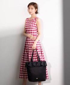TOCCA 【TOCCA×岡崎紗絵コラボ・A4サイズ対応・一部カラー撥水】COLOR OF WAVES BAG バッグ ブラック系