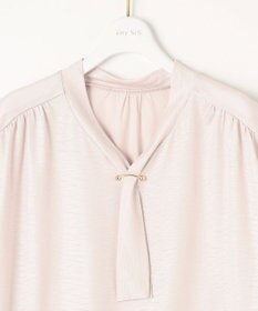 ANY SIS 【洗える】ポリベアボウタイ ブラウス