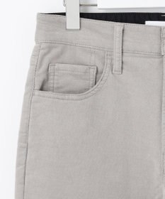 自由区 【洗える】リブレスコール ストレートパンツ