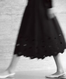 23区 【R(アール)】クラフトカットレース フレアスカート