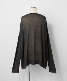 TOQUE 〈大草直子さんアドバイザー〉アルパカシルクニット 長袖 オーバーサイズ