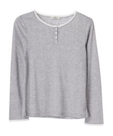 earth music&ecology アイレットジャガードタイトプルオーバー