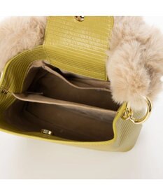 UNBILLION cachecache スパイラルエコファーハンドルスクエアミニショルダー