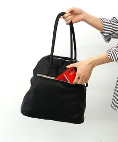 FOLNA RD ソフトレザーブガッティボストンバッグL-SIZE