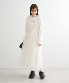 Green Parks ・ＥＬＥＮＣＡＲＥ　ＤＵＥ　チュールドッキングワンピ