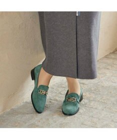 MODE ET JACOMO <carino>ゴールドチェーンローファー