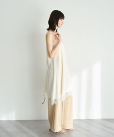 YECCA VECCA レースサテンキャミチュニック