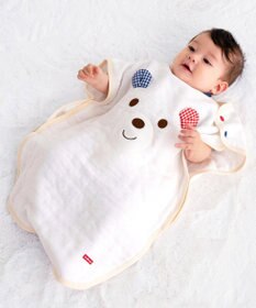 MIKI HOUSE HOT BISCUITS 六重織 顔ドン ガーゼスリーパー