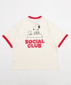 WEGO 【ユニセックス着用ITEM/MLサイズ展開】別注PEANUTSプリントT（SS）