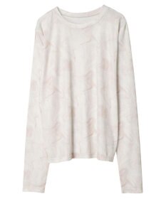 Green Parks クルーネックアソート柄シアープルオーバー