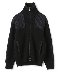 JOSEPH HOMME 【HIGH GRADE LINE】スプリットバルキーウール　ドライバーズニット